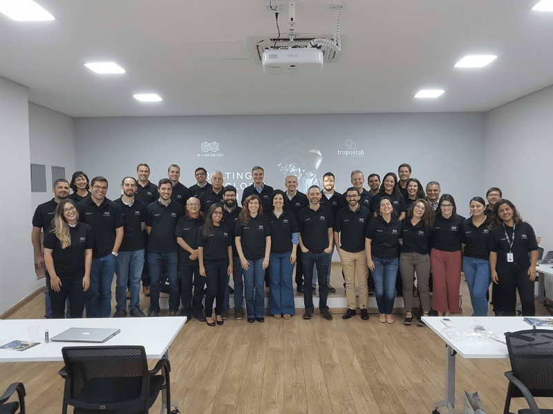 Time do CPqD da RHI Magnesita, envolvido no programa de inovação